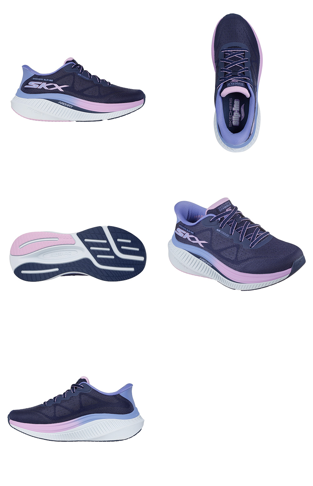 極美品　スケッチャーズ スリップインズ 24cm ゴーウォーク アーチフィット SKECHERS（スケッチャーズ） スニーカー レディース スリップインズ
