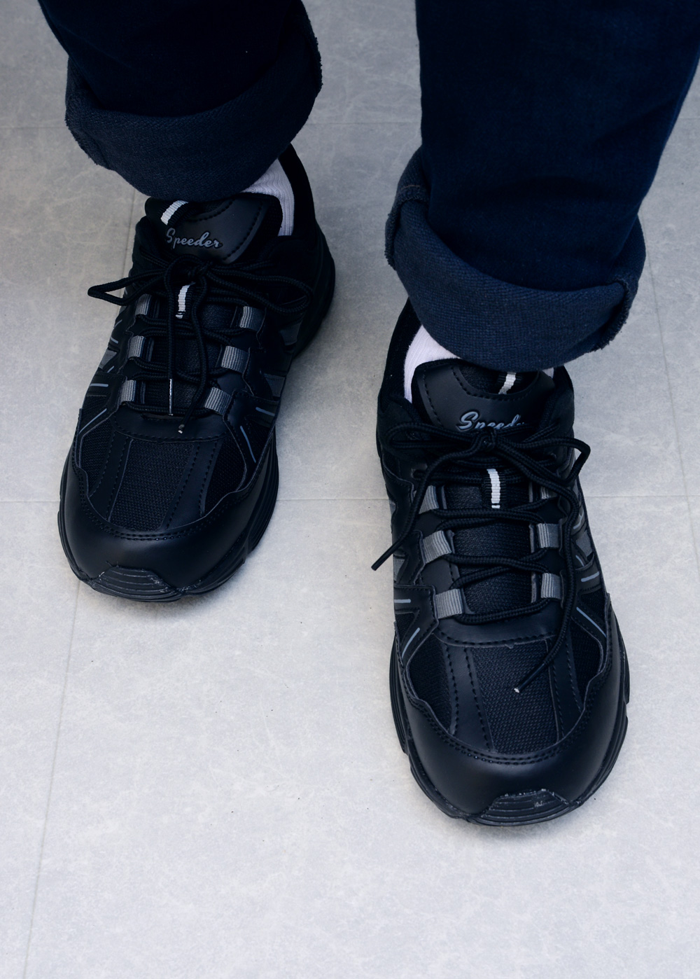 SPEEDER スニーカー メンズ SP-4203 スピーダー アウトドア 厚底 軽量