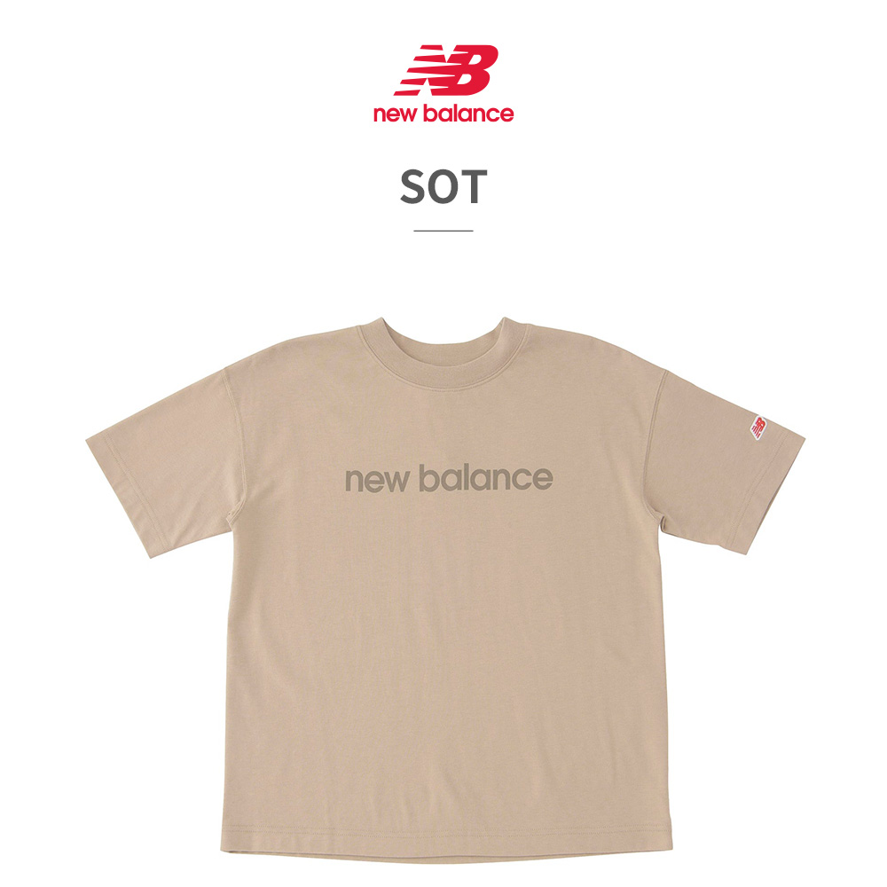 ニューバランス キッズ Tシャツ new balance リニア ロゴ ショートスリーブTシャツ ABT45062 トップス 半袖 コットン