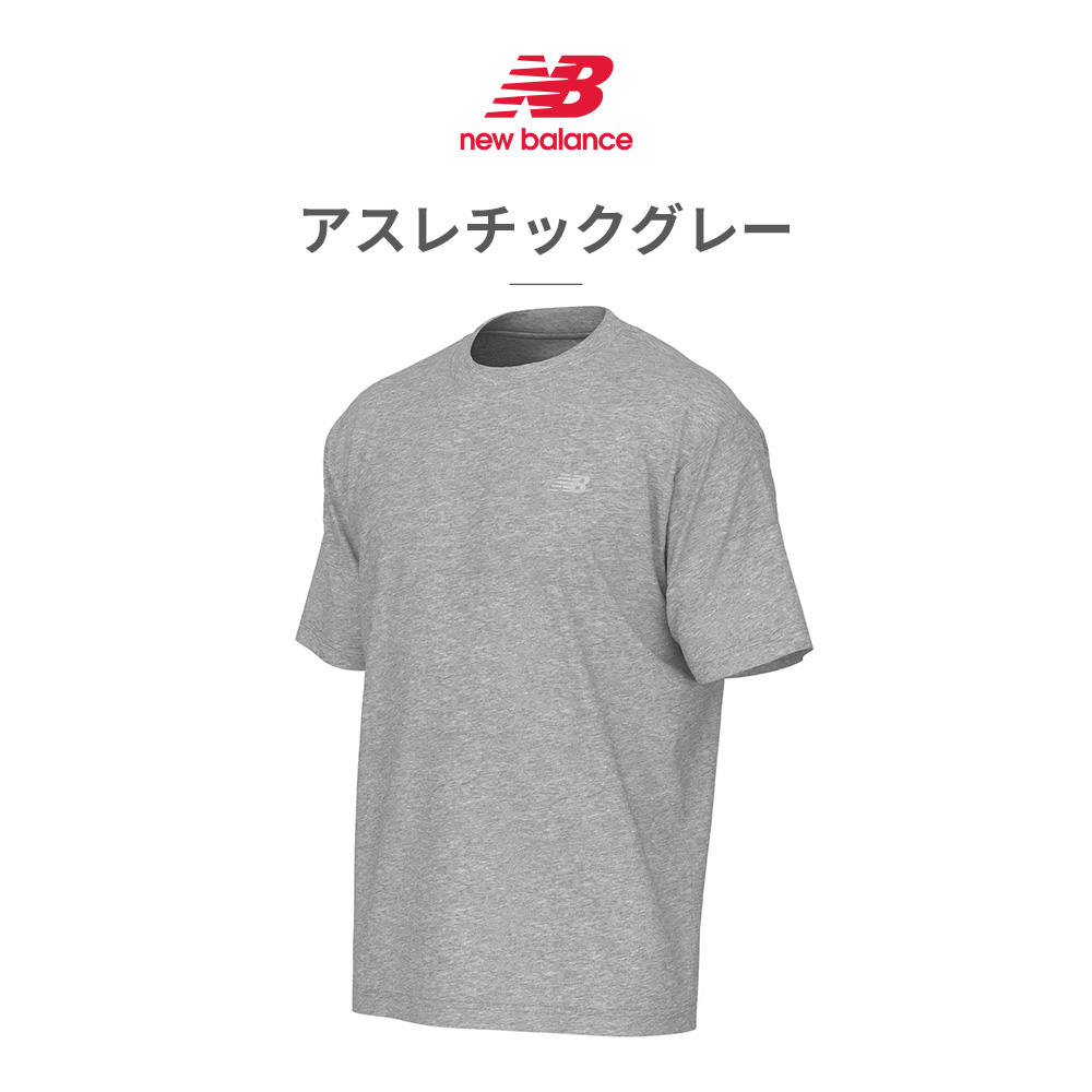 (取寄) ニューバランス メンズ スポーツ エッセンシャル コットン T-シャツ New Balance men Sport Essentials Cotton T-Shirt Athletic Grey New Balance（ニューバランス） エッセンシャル コットン T シャツ