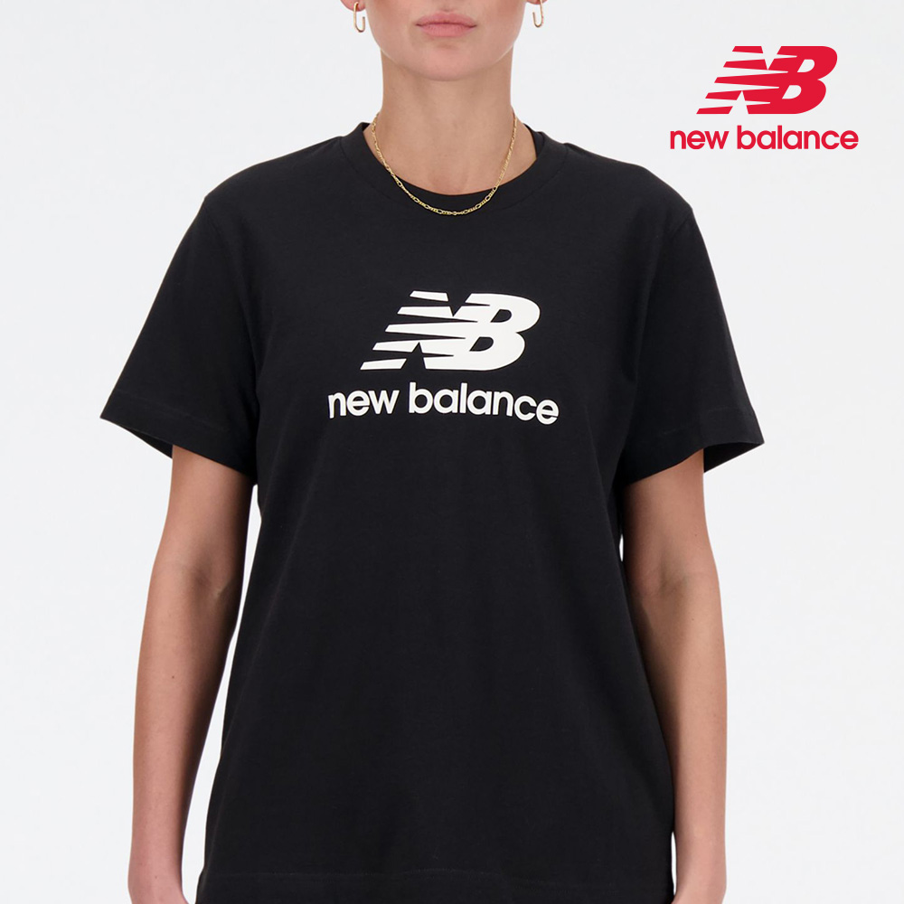 New Balance - New Balance スタックドロゴショートスリーブTシャツ ブラック 2XL New Balance ニューバランス new balance スタックドロゴ