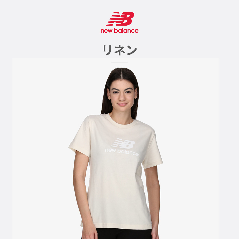 ニューバランス new balance スタックドロゴ ショートスリーブTシャツ ウェア レディース WT41502 | New Balance | 02