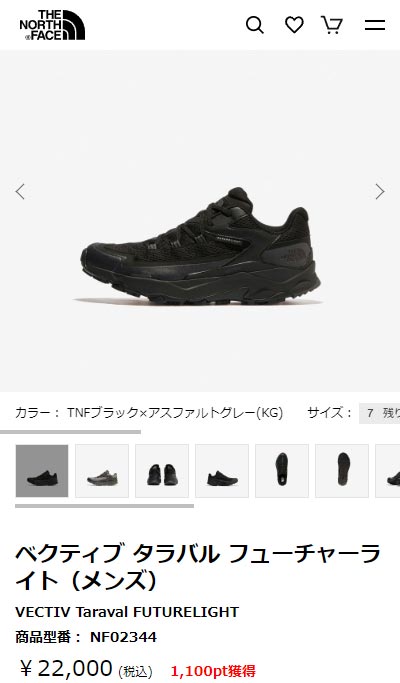 THE NORTH FACE ザ ノースフェイス スニーカー メンズ
