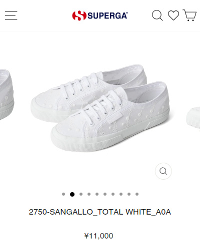 スペルガ スニーカー レディース サンガッロ 3S3112ZW A0A SUPERGA