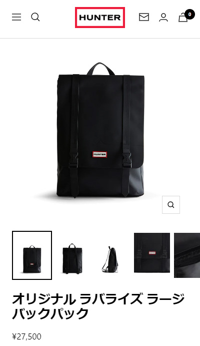 HUNTER 国内正規品 バッグ メンズ レディース オリジナル