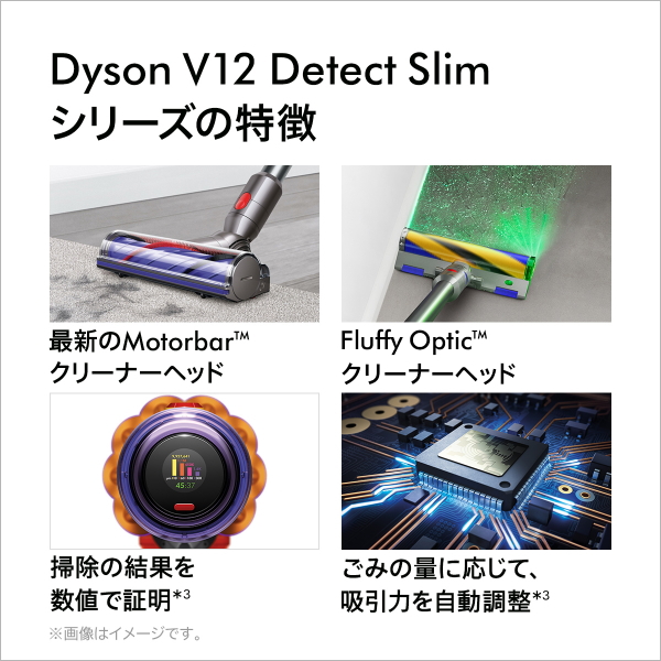 ダイソン掃除機 Dyson V12 Detect Slim Absolute サイクロン式