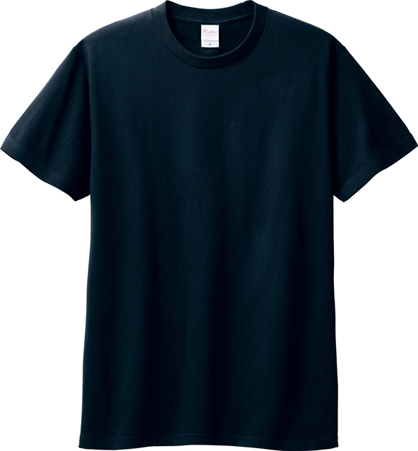 ネイビー 無地 半袖 ティーシャツ メンズ Tシャツ 厚手