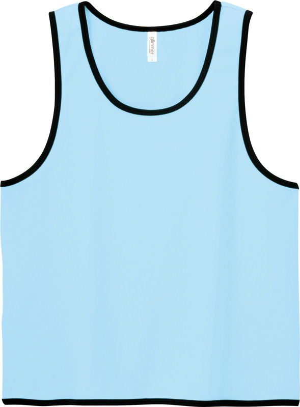 ビブス 無地 スタッフ ゼッケン ナンバー ドライメッシュ DRY UV 吸汗