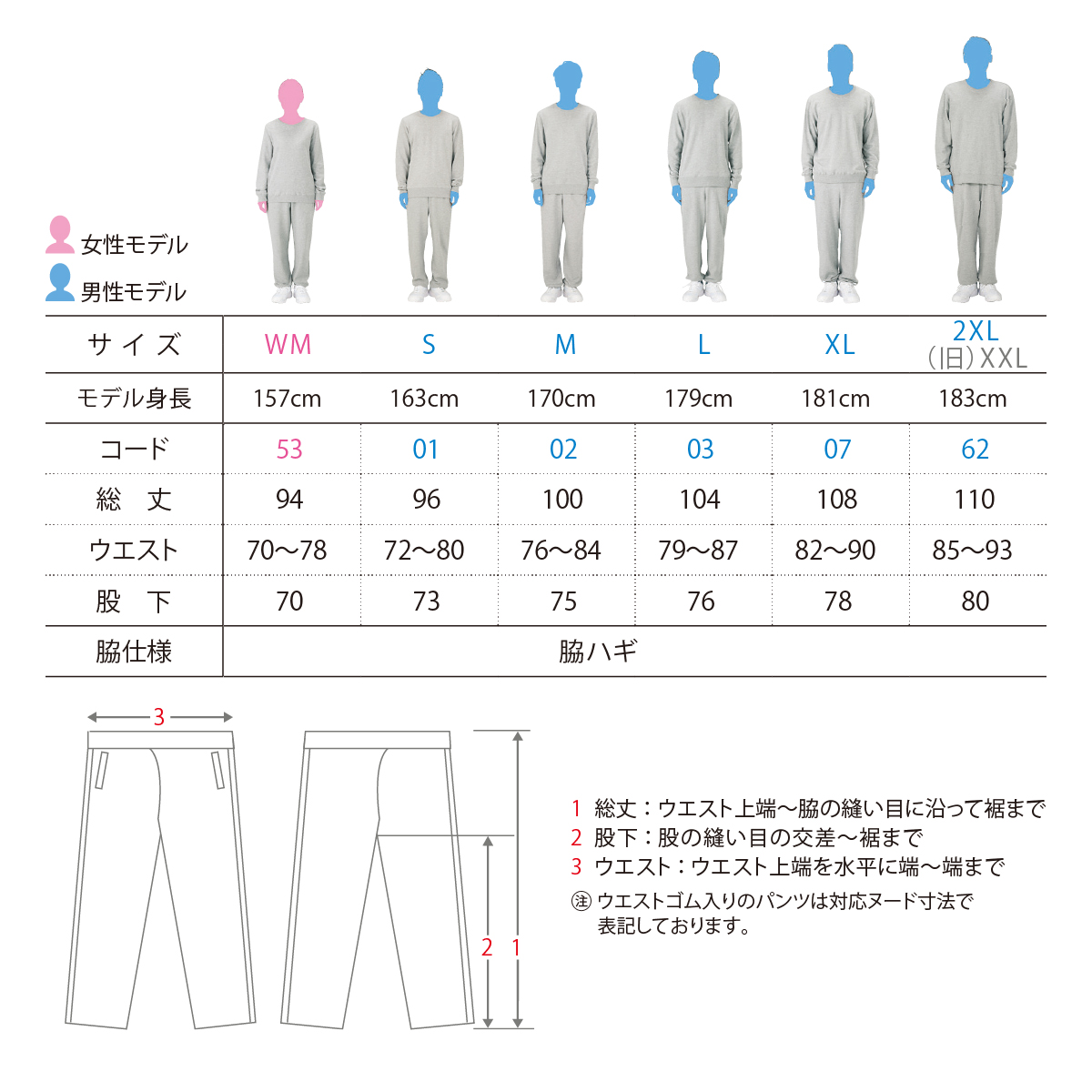 安いスウェットパンツ