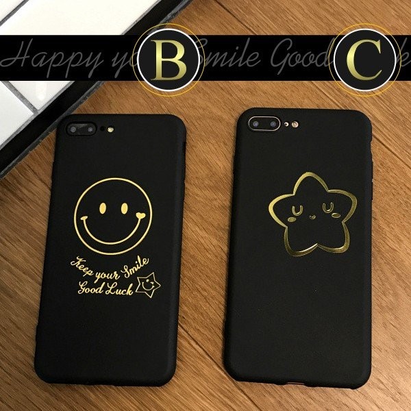 iPhone SE2 ケース Xs 8 7 おしゃれ Plus 6s スマイル 衝撃吸収 ニコ
