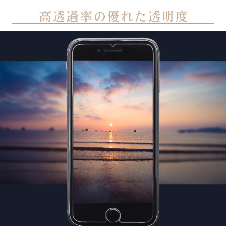 高透過率の優れた透明度で加工後も画面の美しさを損なわず、綺麗なHD画質を保ちます