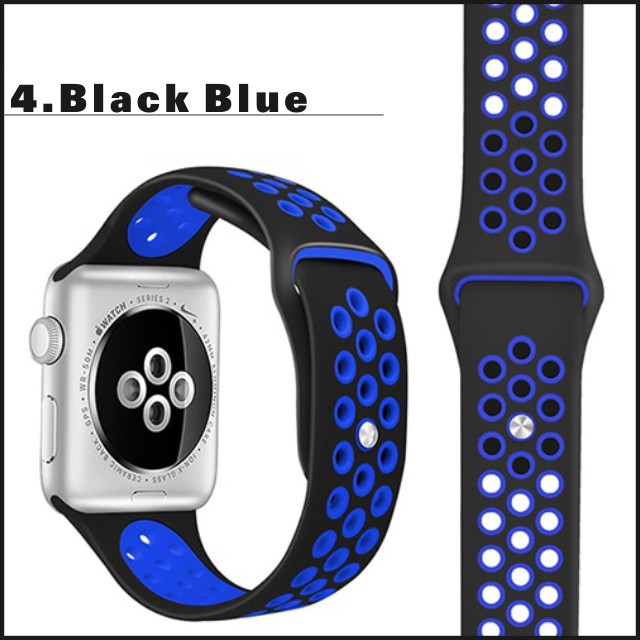 アップルウォッチ バンド ベルト apple watch 40mm スポーツ シリコン 女性 7 SE 8 おしゃれ ブランド 45mm 41mm 38mm レディース 6 5 4 3 人気 スポーツ 穴あき | ブランド登録なし | 04