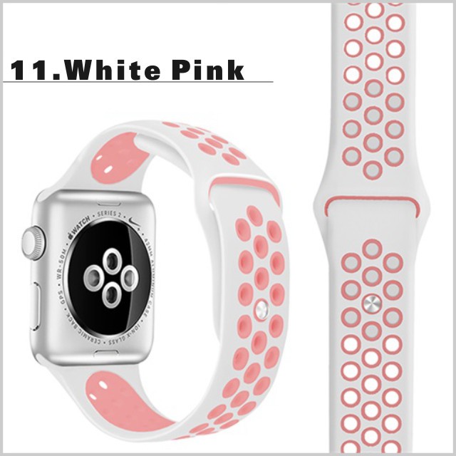アップルウォッチ バンド ベルト apple watch 40mm スポーツ シリコン 女性 7 SE 8 おしゃれ ブランド 45mm 41mm 38mm レディース 6 5 4 3 人気 スポーツ 穴あき | ブランド登録なし | 11