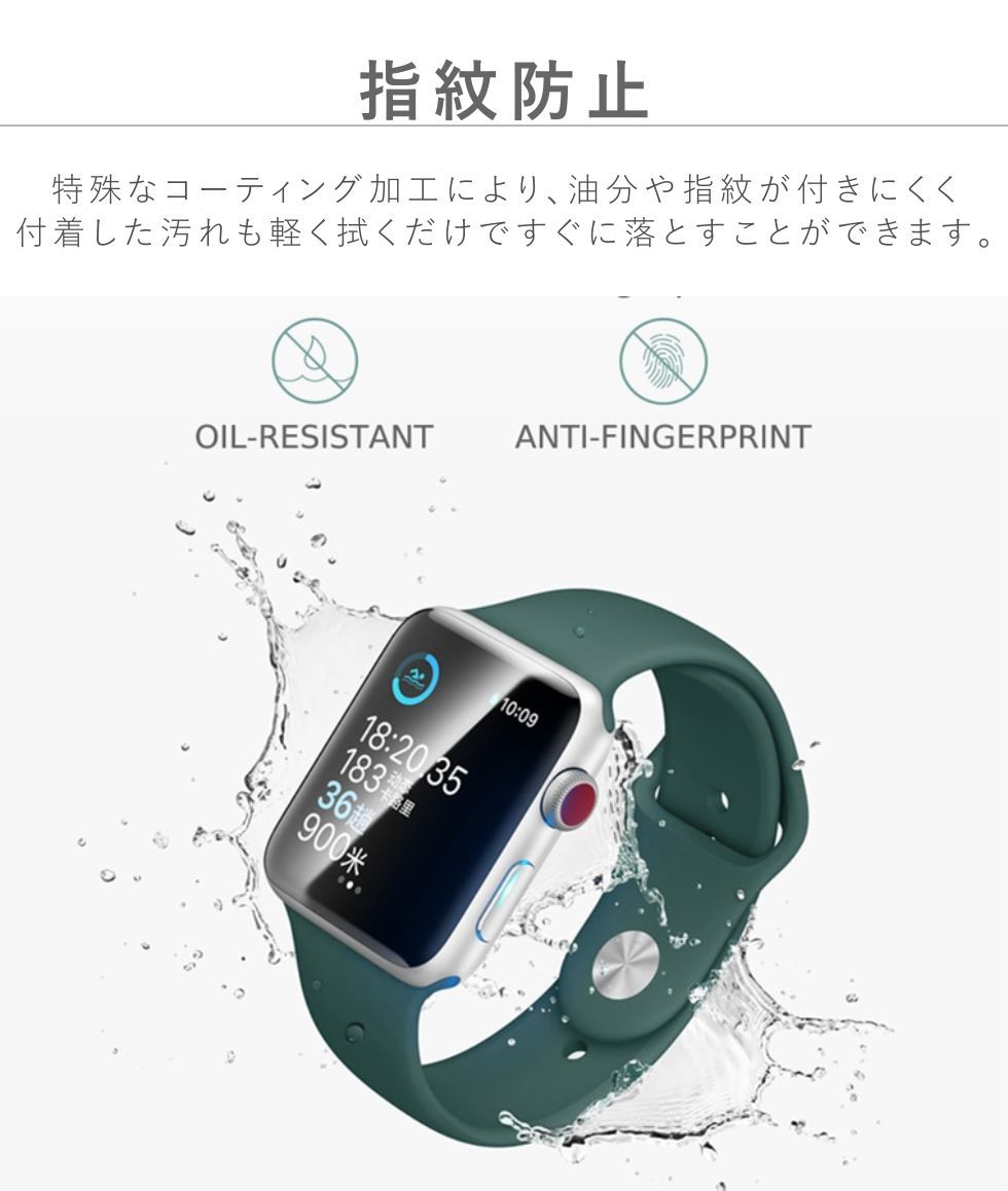 指紋防止加工を施工済。特殊コーティング加工により油分や指紋が付きにくく付着した汚れも軽く拭くだけですぐに落とせます