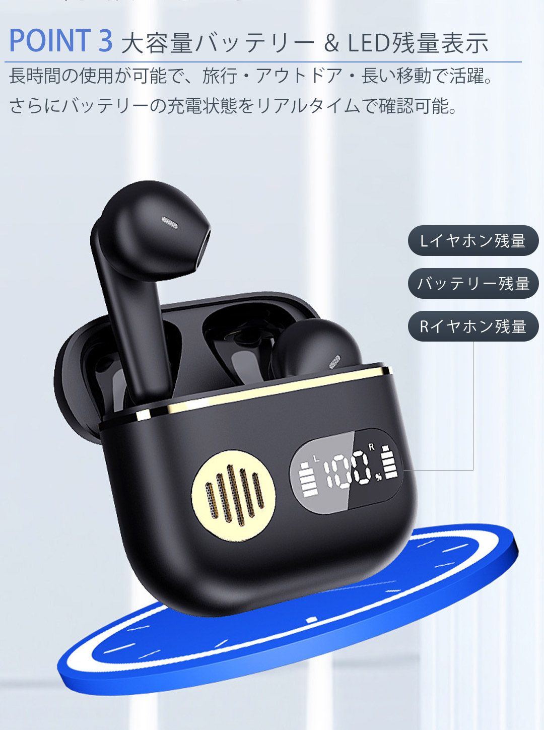 ワイヤレスイヤホン Bluetooth イヤホン ワイヤレス iPhone スポーツ
