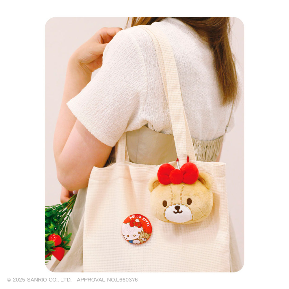 タイニーチャム カラビナ付きぬいぐるみファスナーマスコット ティーズ