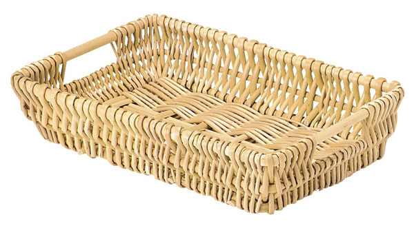 【煮柳】四角タイプトレー（両手持ち）「30×20×6cm」（ヌード）
