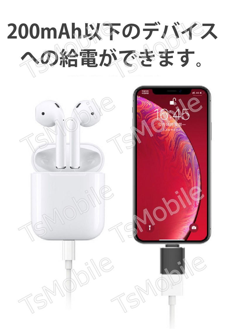 iPhone用 USBポート 変換アダプタ LightningオスtoUSBメス USB機器接続 OTG iPadライトニング データ転送 バックアップ  Office PDFファイル 保存移動 :iusb:TSモバイル - 通販 - Yahoo!ショッピング