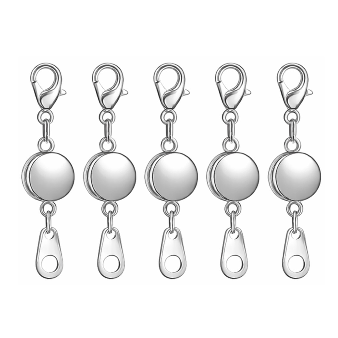 マグネットクラスプ 5個セット ネックレス 留め具 磁石 パーツ