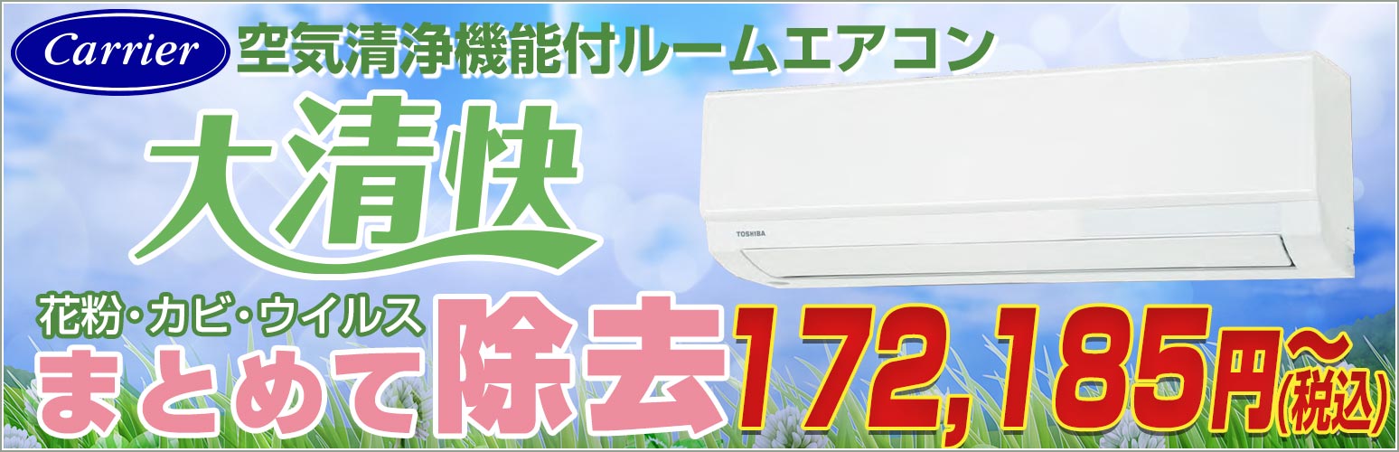 日本キヤリア ルームエアコン 大清快