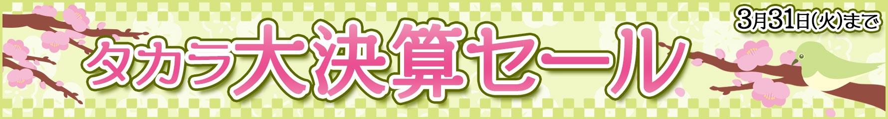 現在開催中のセールはこちら！