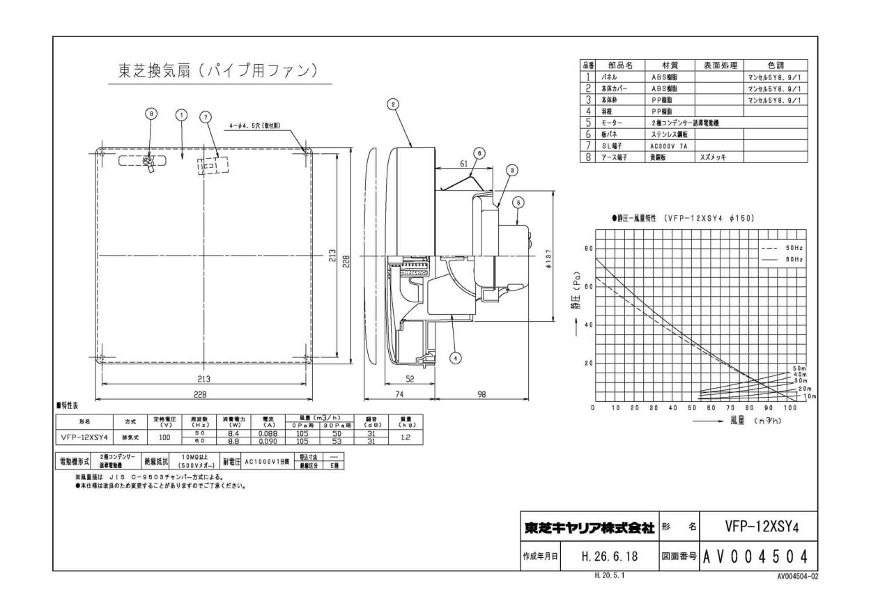 スライドパ VFP-12XSY4 24時間換気対応 タカラShop PayPayモール店 - 通販 - PayPayモール 東芝 圧力形パイプ用ファン  パネルタイプ ぴたパネII トイレ・洗面所・浴室用 電動スライドパネル付 スライドパ - www.blaskogabyggd.is