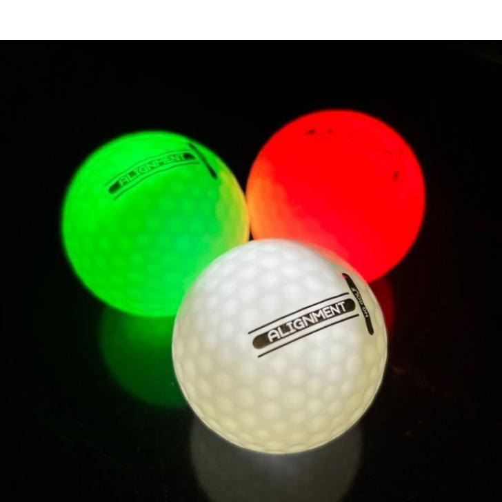 ゴルフボール 光る LED付き フラッシュ ナイトアップ カラー