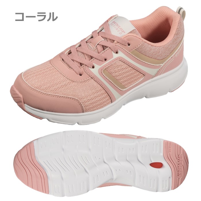 半額 福袋の通販 REFINED DUNLOP ウォーキングシューズ スニーカー レディース ウェア