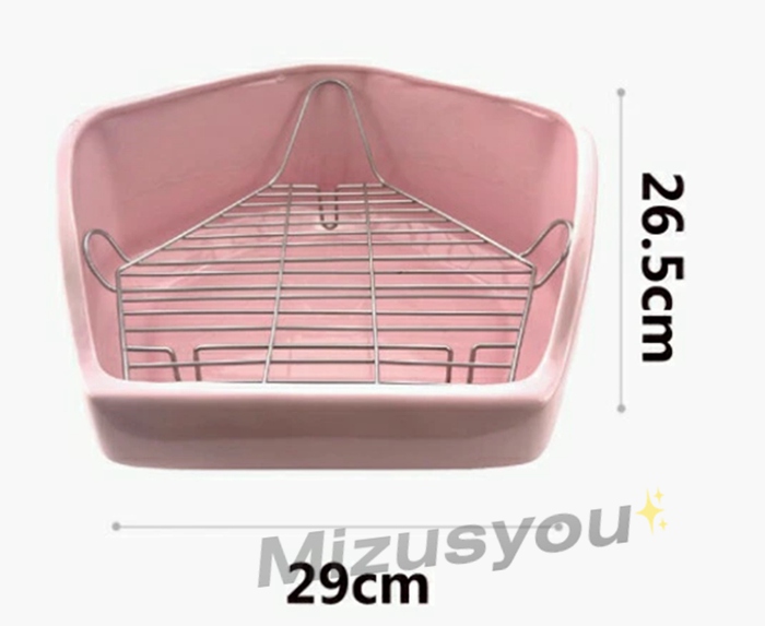 ウサギトイレ ウサギ トイレ 陶器 大きめ 大型 五角 四角 大きい