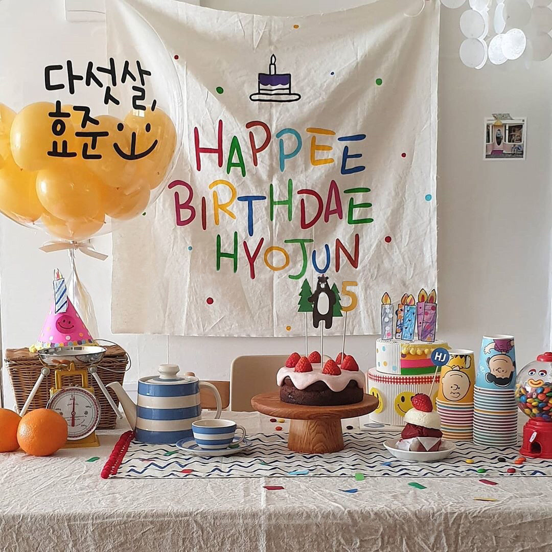 誕生日 タペストリー パーティー お洒落 シンプル おしゃれ