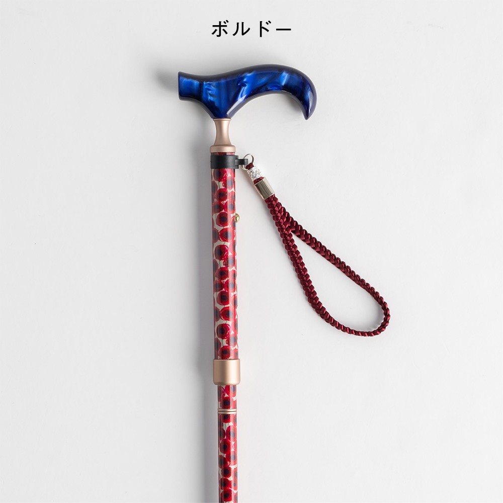 杖 ストラップ リボン編み C型 クリップ式｜tsuehime1｜02