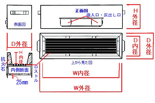 木炭用コンロ 抗火石貼り 900×210×165mm 焼き鳥・うなぎ・串焼き・バーベキュー・BBQ・キャンプ 等に！ : dkv42-10 :  通販長谷川 - 通販 - Yahoo!ショッピング