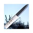 堺宏之作 白鋼 霞仕上げ 水牛桂柄 出刃包丁 180mm(6寸) 日本製 堺市
