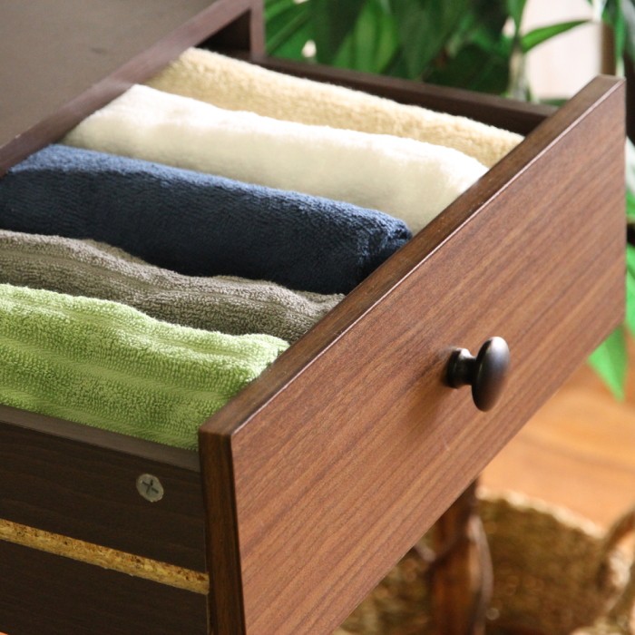 チェスト 木製 5段 スリム タンス 収納ボックス 引き出し 5杯 幅45cm