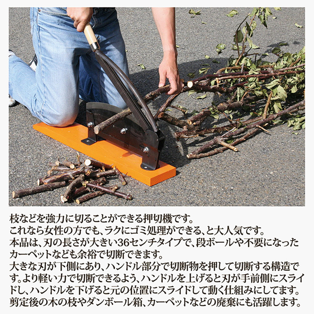 木の枝の廃棄に