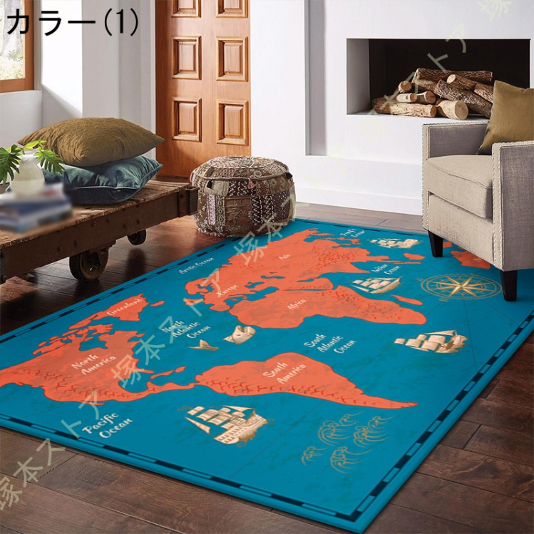 地球　世界地図　マルチカバー　ソファカバー　ヴィンテージラグ　130x178 楽天市場】ヴィンテージ マルチカバーの通販