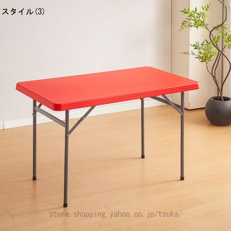 アウトドアテーブル 折りたたみ キャンプテーブル おしゃれ レジャーテーブル ハイテーブル 持ち運び 収納 120cm シンプル ローテーブル 作業テーブル_3