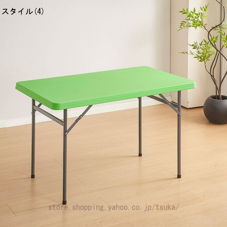 アウトドアテーブル 折りたたみ キャンプテーブル おしゃれ レジャーテーブル ハイテーブル 持ち運び 収納 120cm シンプル ローテーブル 作業テーブル_4