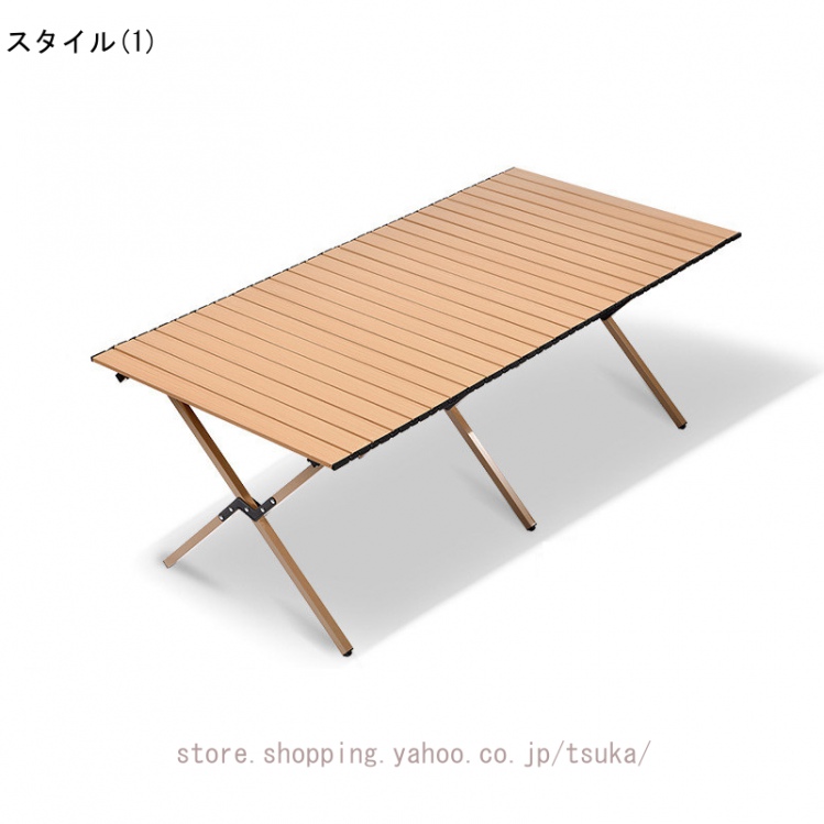 折りたたみテーブル木製高さ70cm（アウトドア、キャンプ、登山