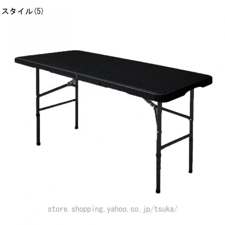 折りたたみテーブル 折りたたみ作業テーブル ホワイト 幅折りたたみ