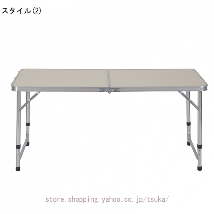 アウトドア テーブル 折りたたみ キャンプテーブル 高さ調節可能 レジャーテーブル 120×60 ピクニックテーブル キャンプ 折り畳みテーブル コンパクト_2