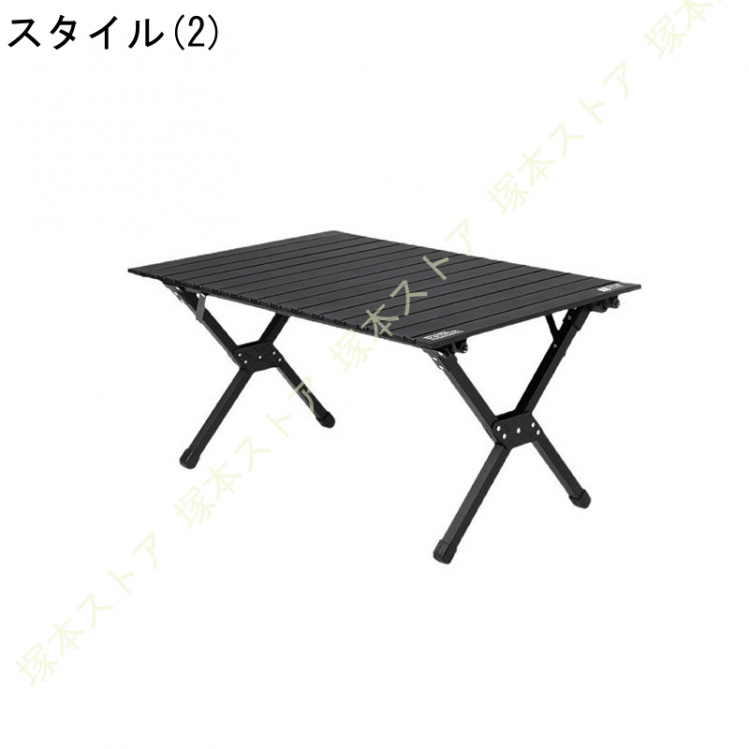 キャンプ テーブル 折りたたみ ロール 2カラー キャンプロールテーブル キャンプテーブル アウトドアテーブル ロールテーブル レジャーテーブル bbq 軽量の画像