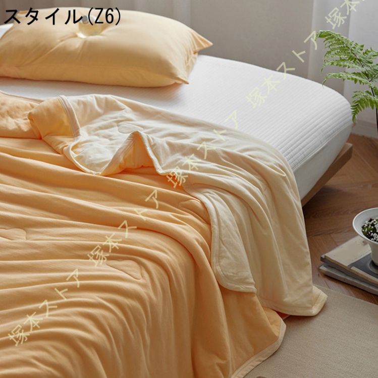 肌掛け布団 キルトケット エアコン対策 夏用掛け布団 抗菌・防ダニ 夏用 水洗い加工 柔らかい肌ざわ シングル ふんわりとろける肌触り 接触冷感_6