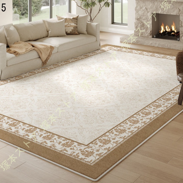 ラグ 花柄 ポリエステル ラグマット ジュータン カーペット 絨毯