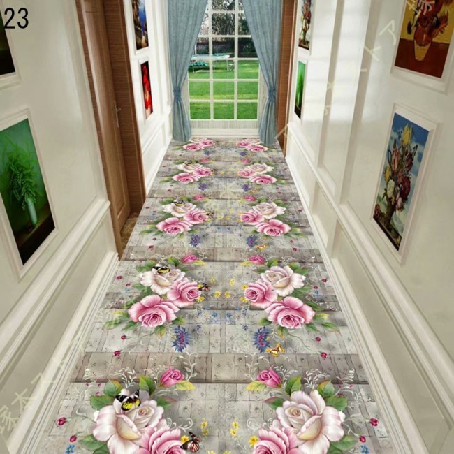 ラグマット 北欧 ロングカーペット 玄関マット 台所 モダン シンプル