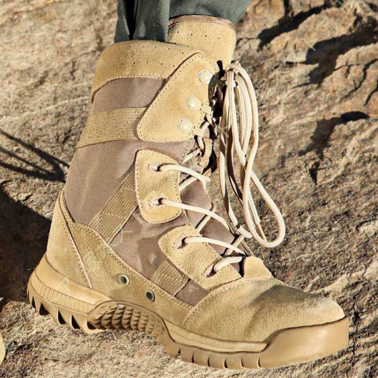 タクティカル ブーツ サイド ジッパー 厚底 ミリタリー ジャングル