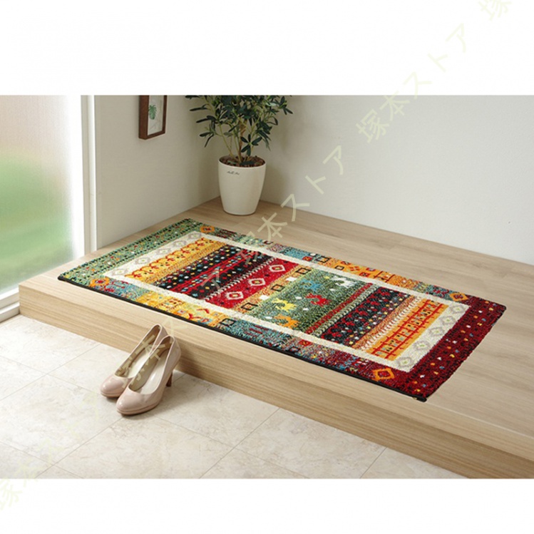 Antiques&Crafts880 カラフル モロッカンタイル 超レア167×88 均等柄