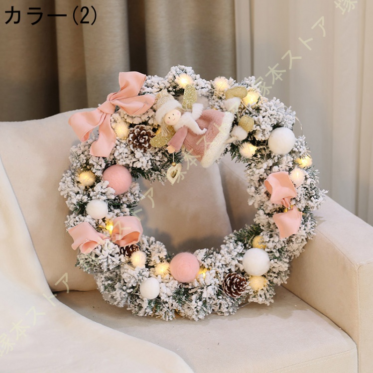 クリスマスリース ミニ 卓上 ミニクリスマスツリー 卓上ツリー 飾り ミニツリー 装飾品 鈴 松の木 人工 卓上 木製ベース 北欧風 インテリア クリスマス用_2