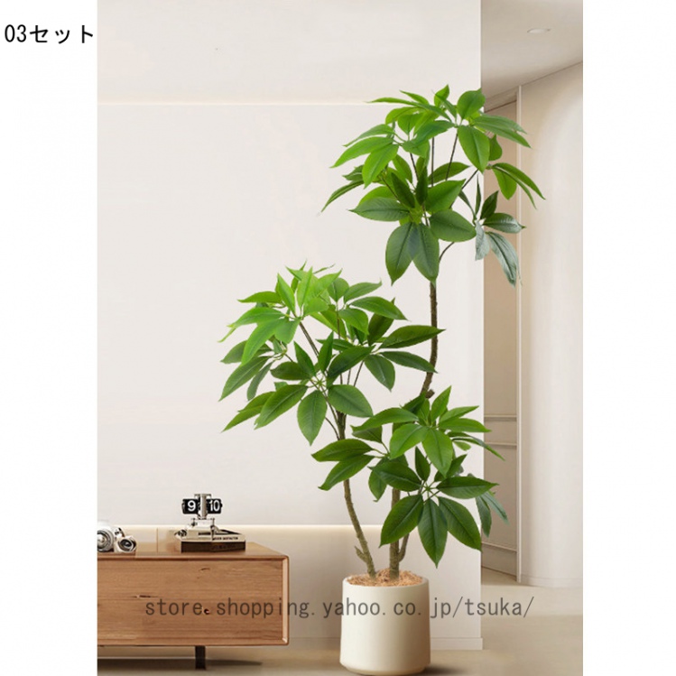 フェイクグリーン 大型 造花 リアルな葉 人工観葉植物 本物そっくり ヨーロッパ 庭園風 フェイクツリー 結婚式場 カフェ 装飾 枯れない メンテナンス不要_2