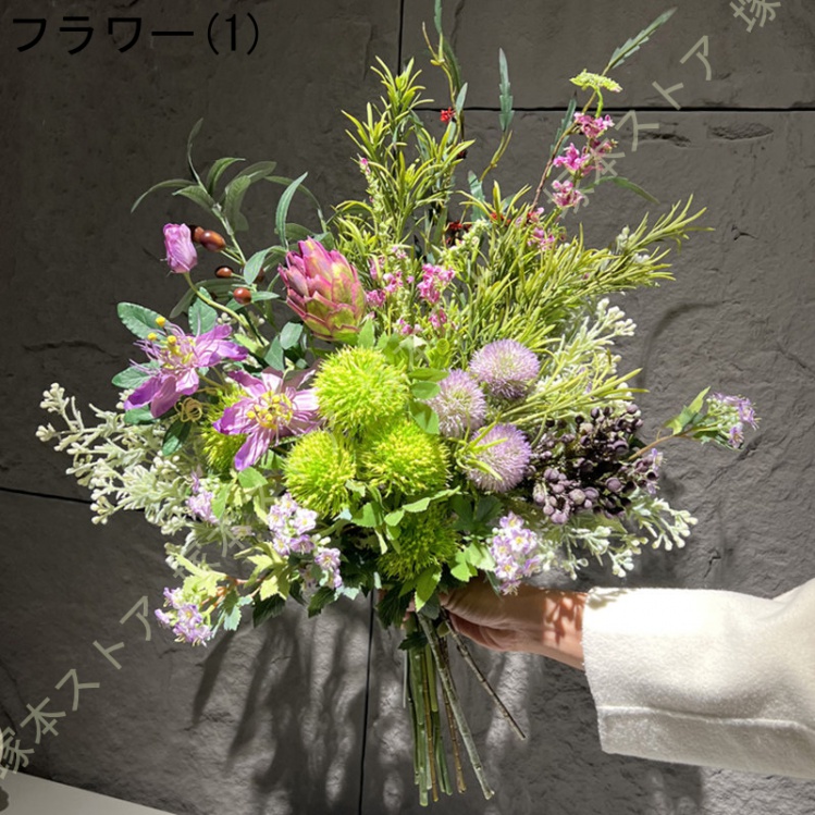 造花 花瓶付き インテリア おしゃれ 花器 インテリア飾り 置物 玄関 書斎 部屋 窓辺 花束 ブーケ 手作り 枯れない花 ウェディング 撮影 人工観葉植物 美術館